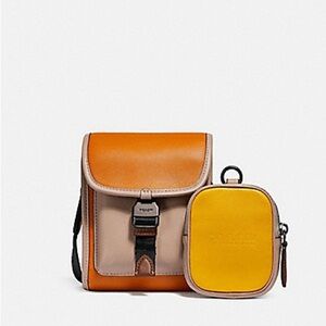 COACH Charter North/South Crossbody With Hybrid Pouch In Colorblock